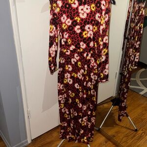 The Kooples Maxi Floral Print Dress